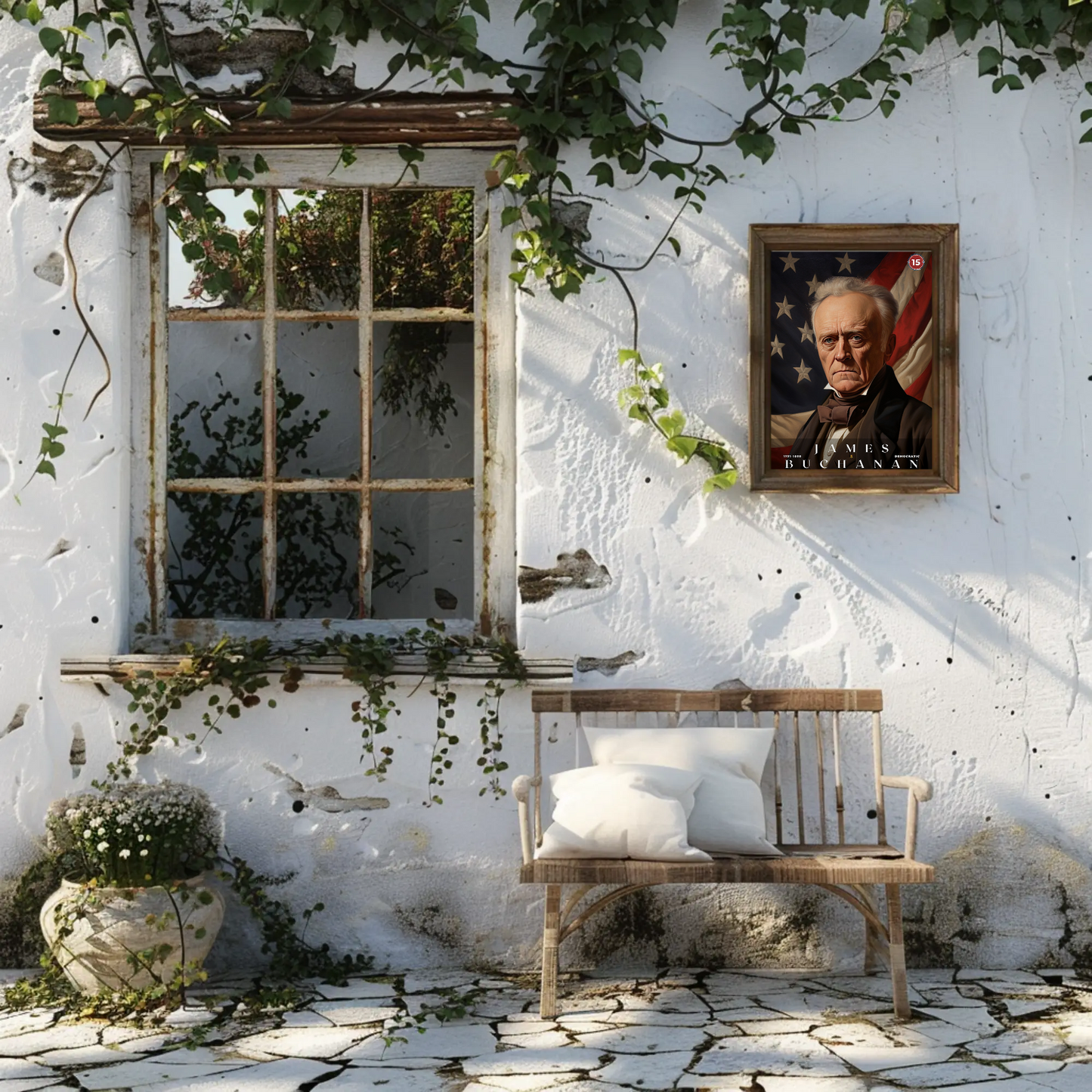 James Buchanan 15th President Of The United States Portrait