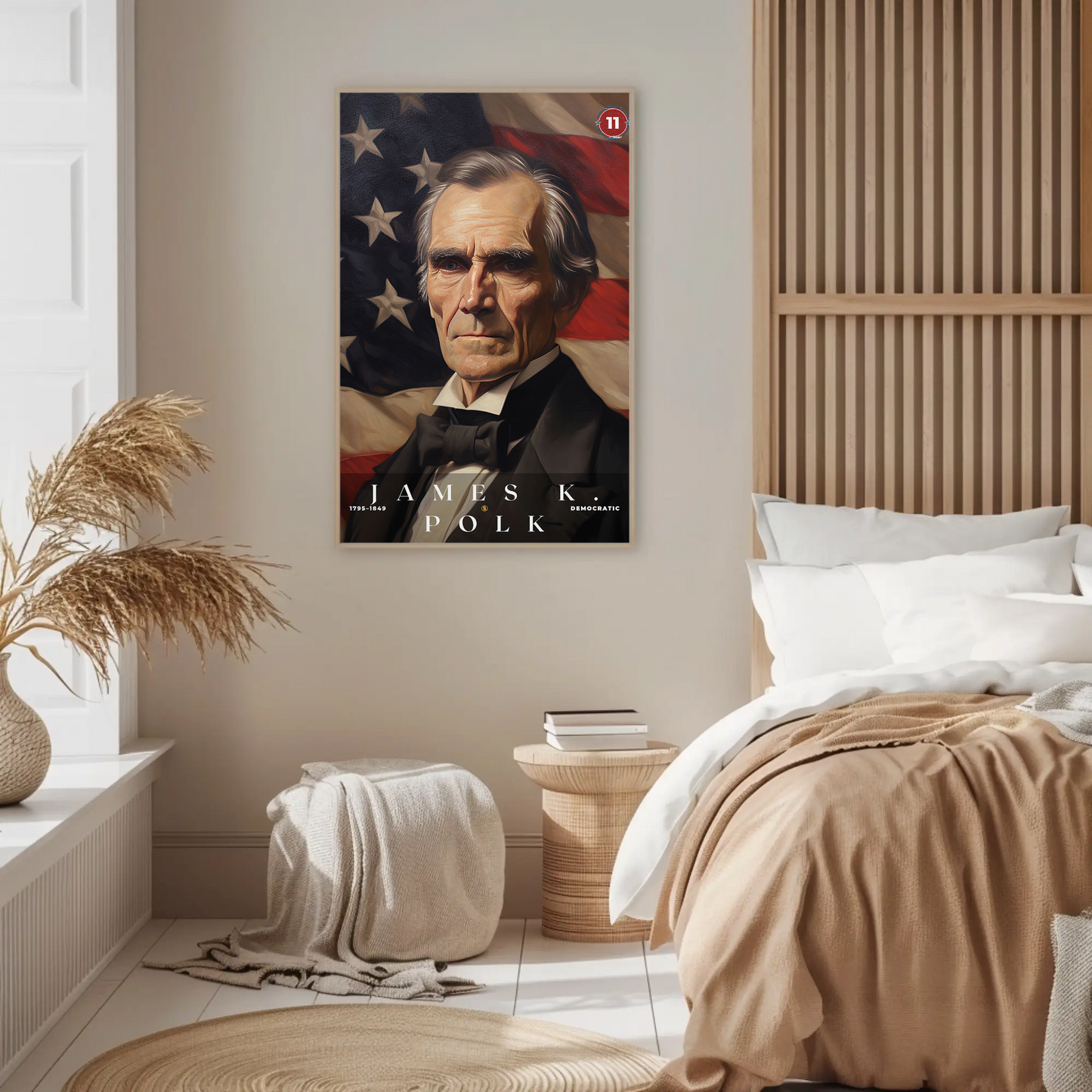 James Polk 11th President Of The United States Portrait