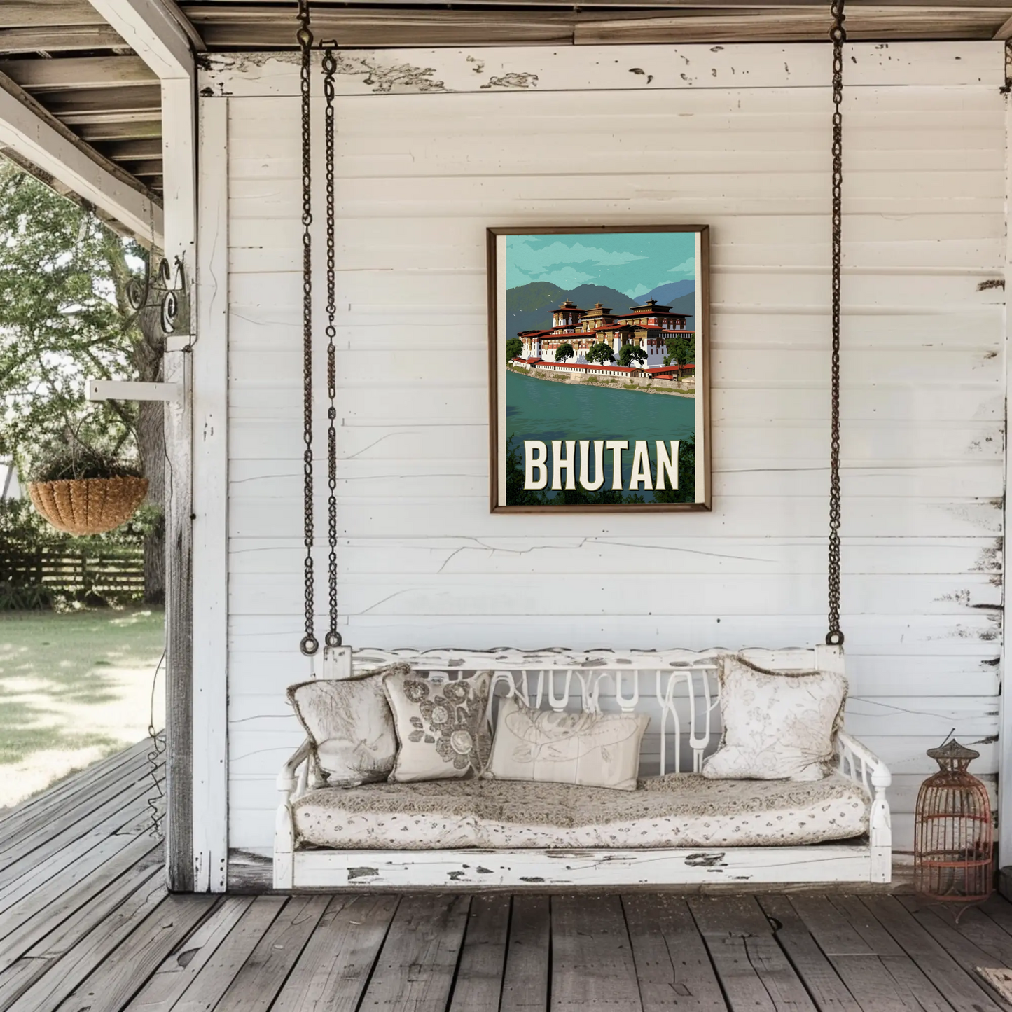Vintage Poster Bhutan