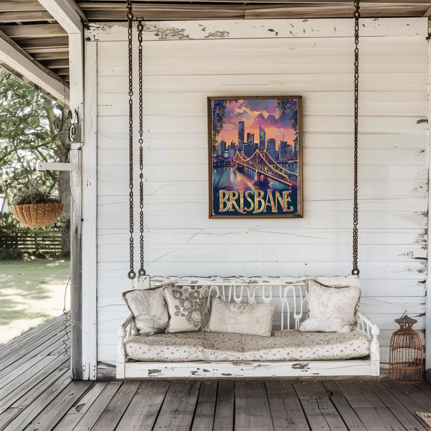 Brisbane Vintage Poster