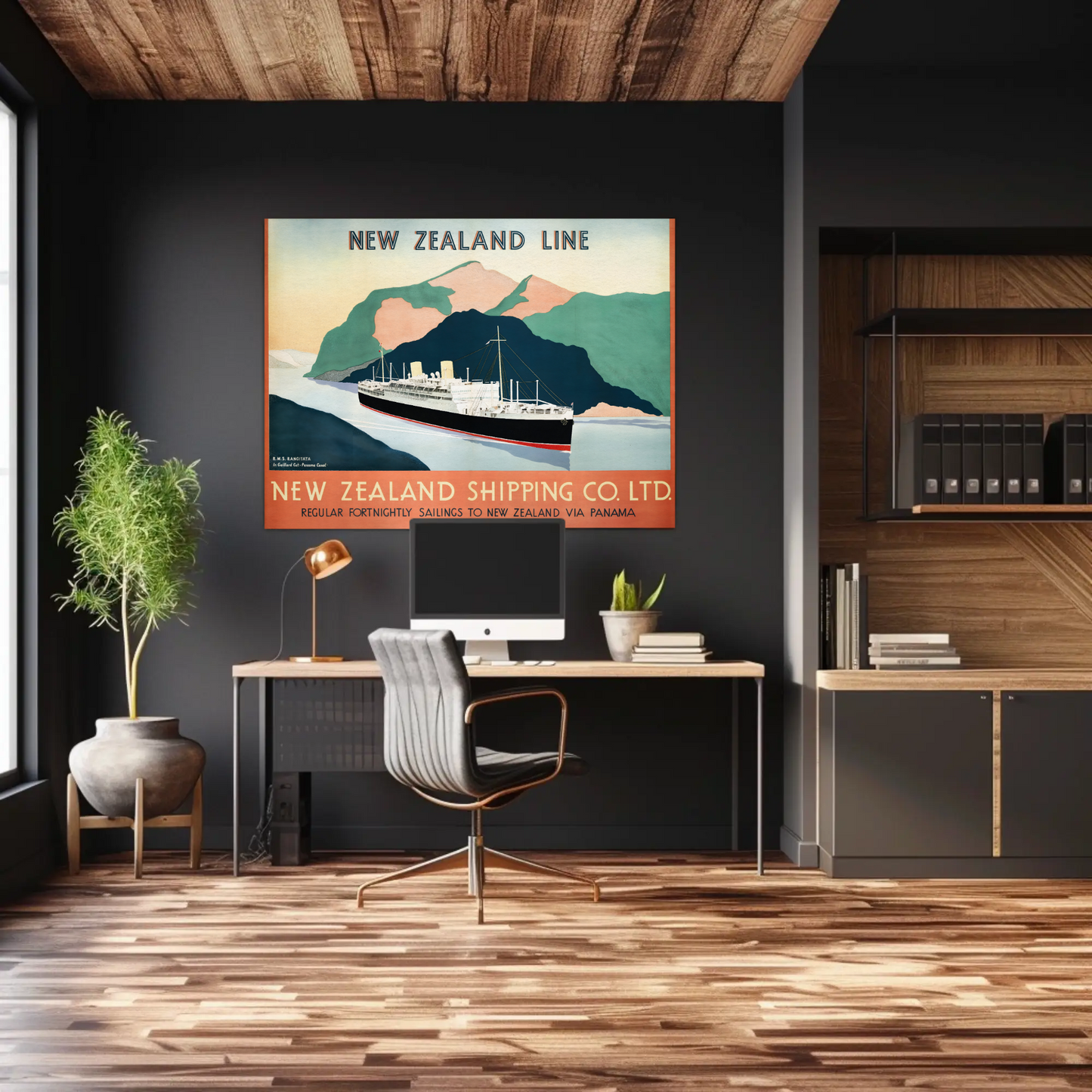 New Zealand Shipping Line Poster
