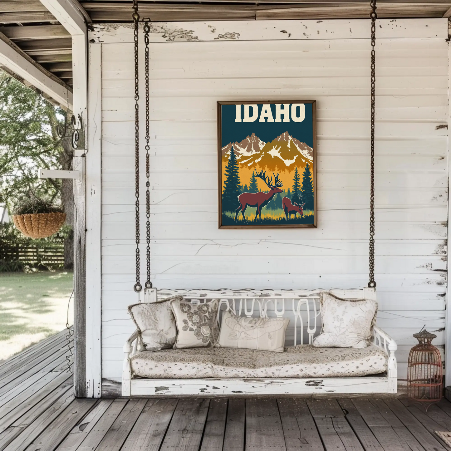 Vintage Poster Idaho Wildlife