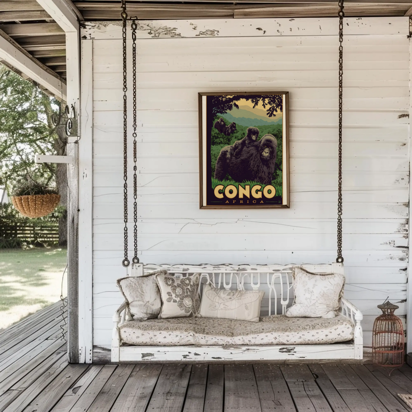 Congo Africa Vintage Poster