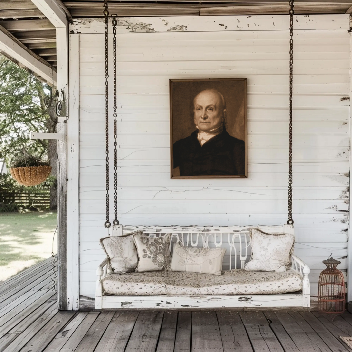 John Quincy Adams 6th President Sepia Photo