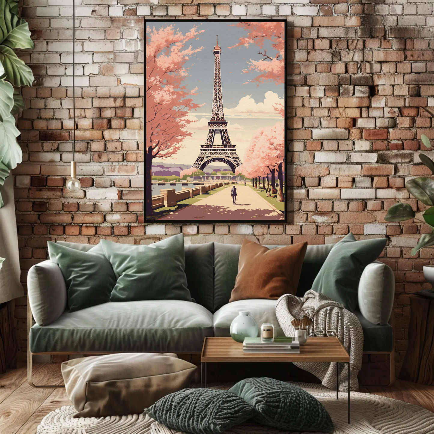 Paris – Eiffel Tower and Cherry Blossoms