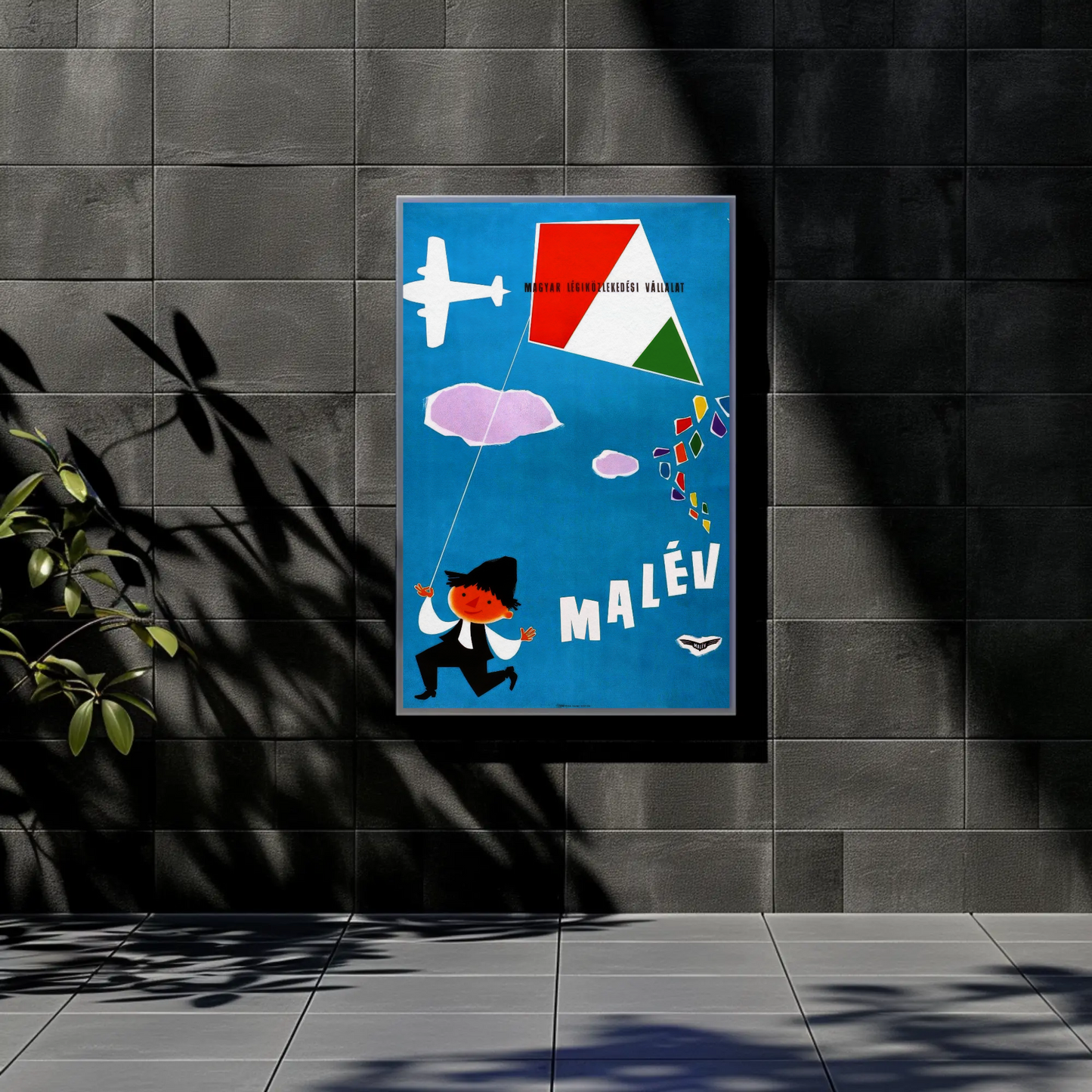 Hungarian Airlines Malev Poster