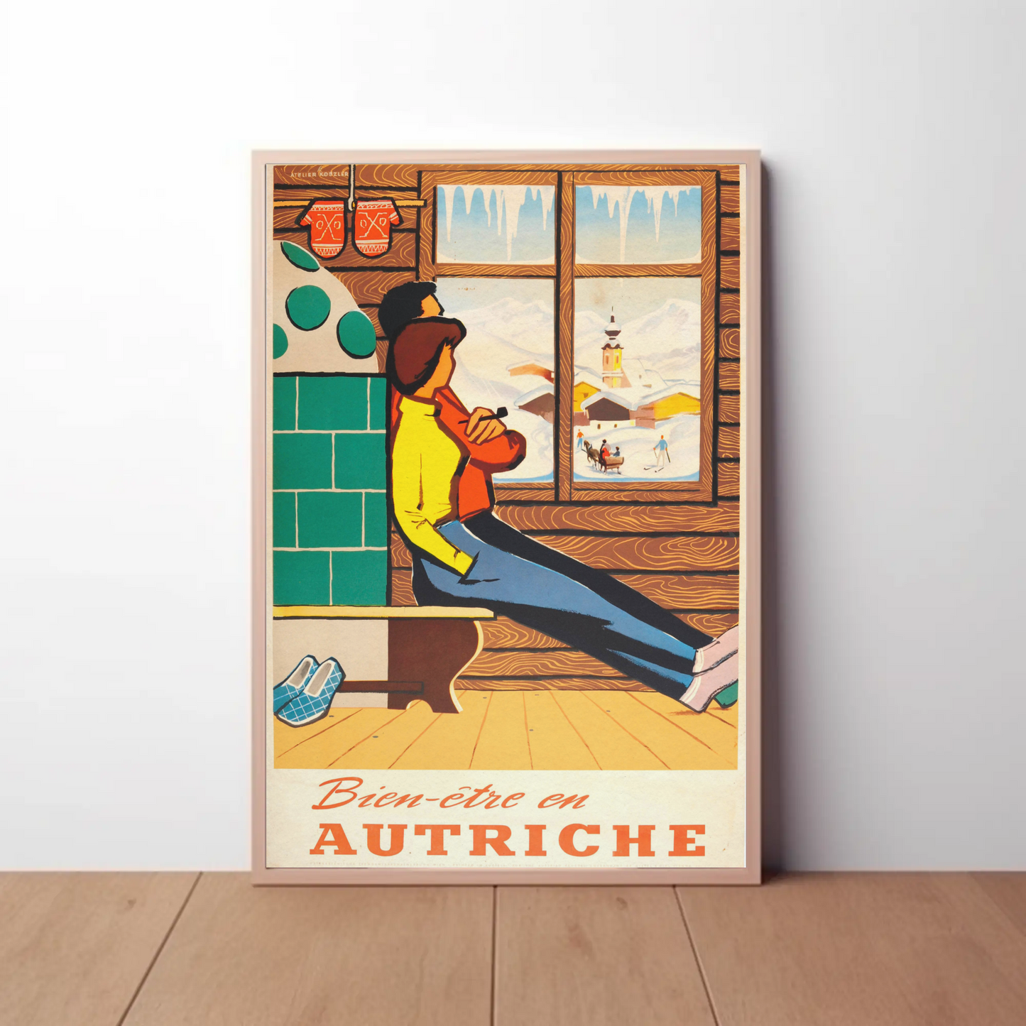 Bien-être en Autriche Vintage Poster