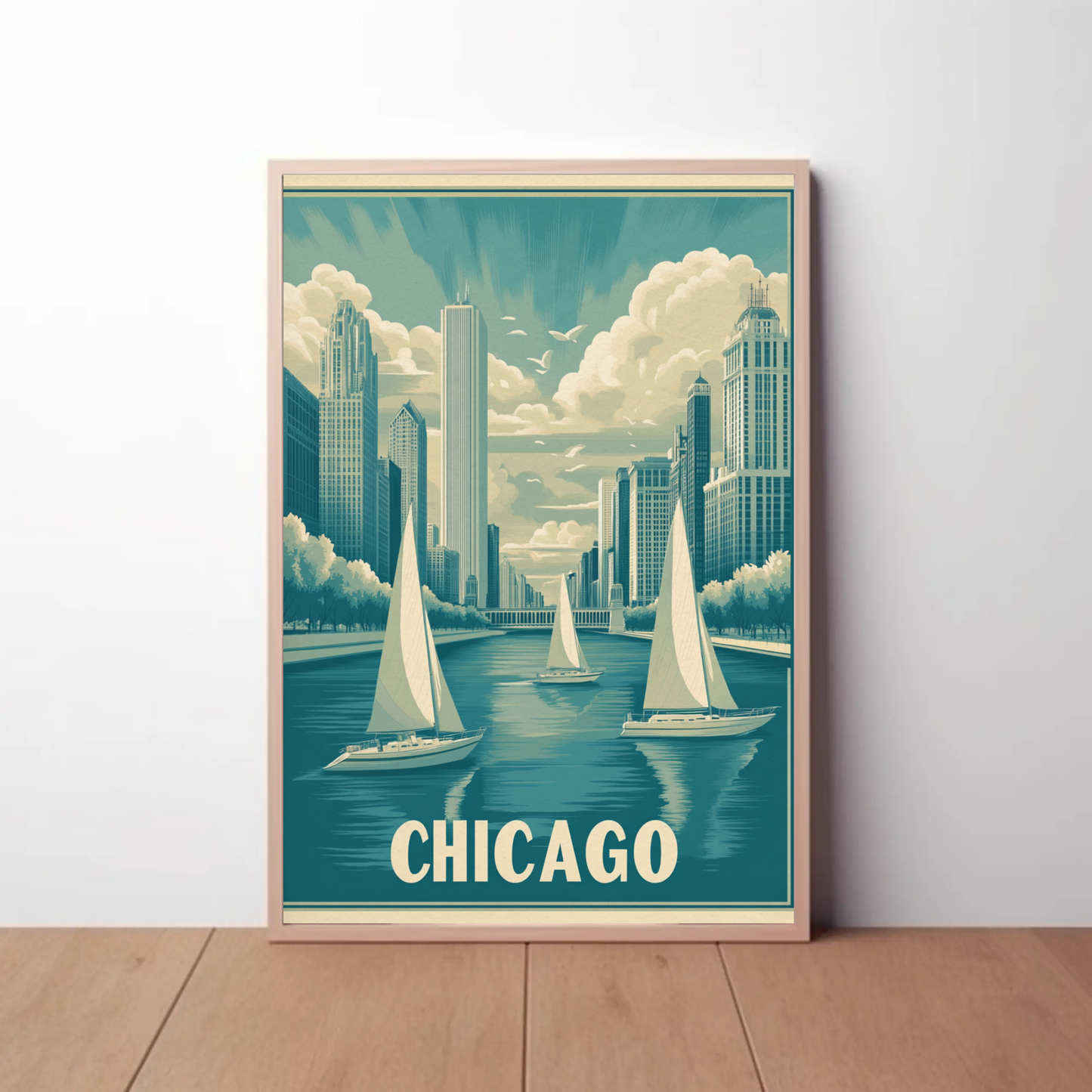 Chicago Vintage Poster