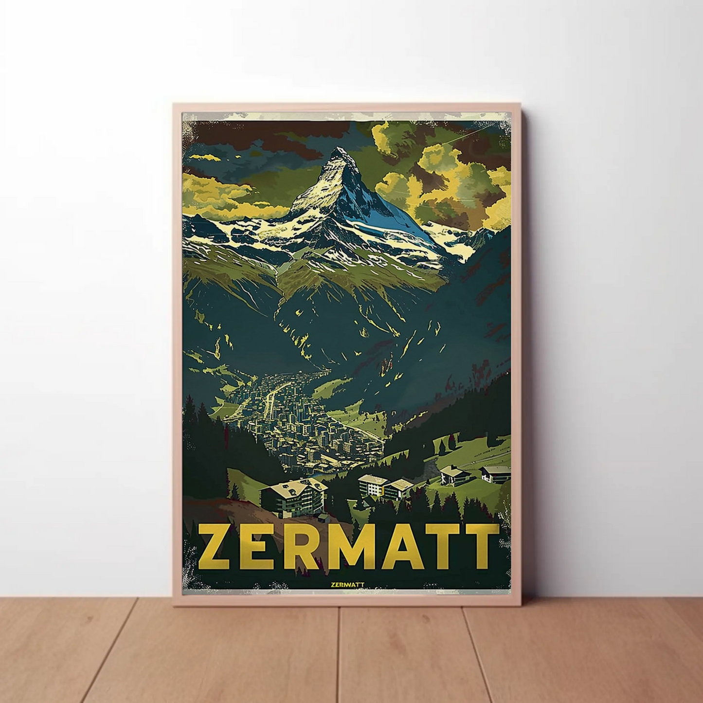Zermatt Vintage Poster