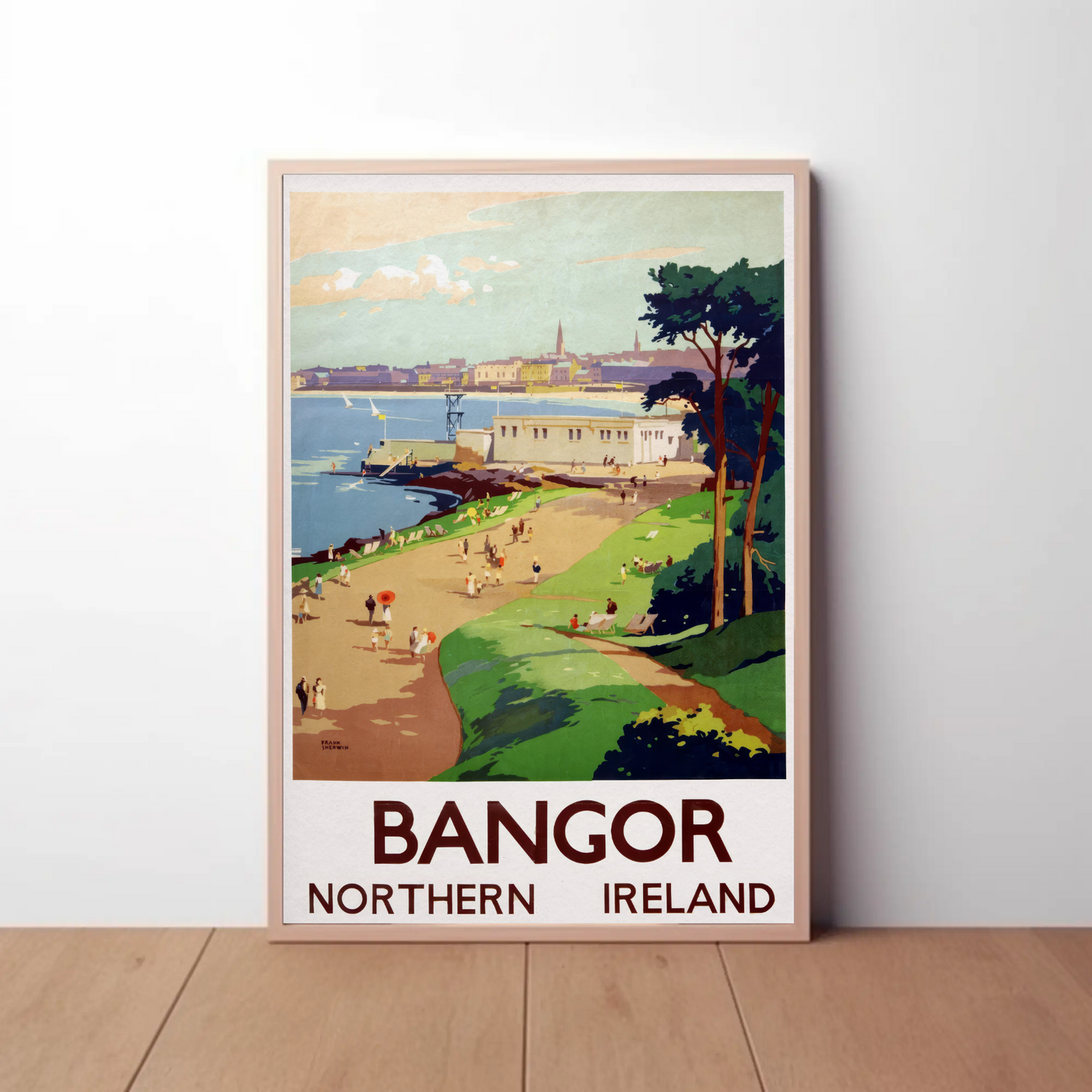 Vintage Poster - Bangor Northern Ireland