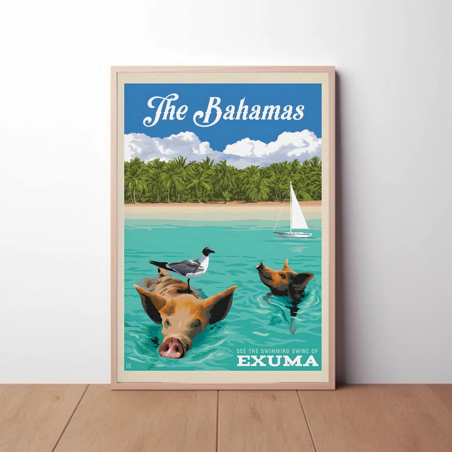 Vintage Poster The Bahamas Exuma