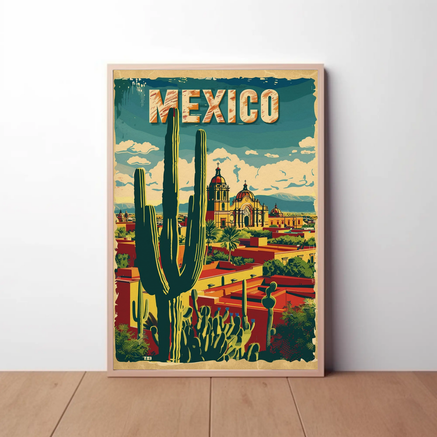 Mexico City Vintage Poster