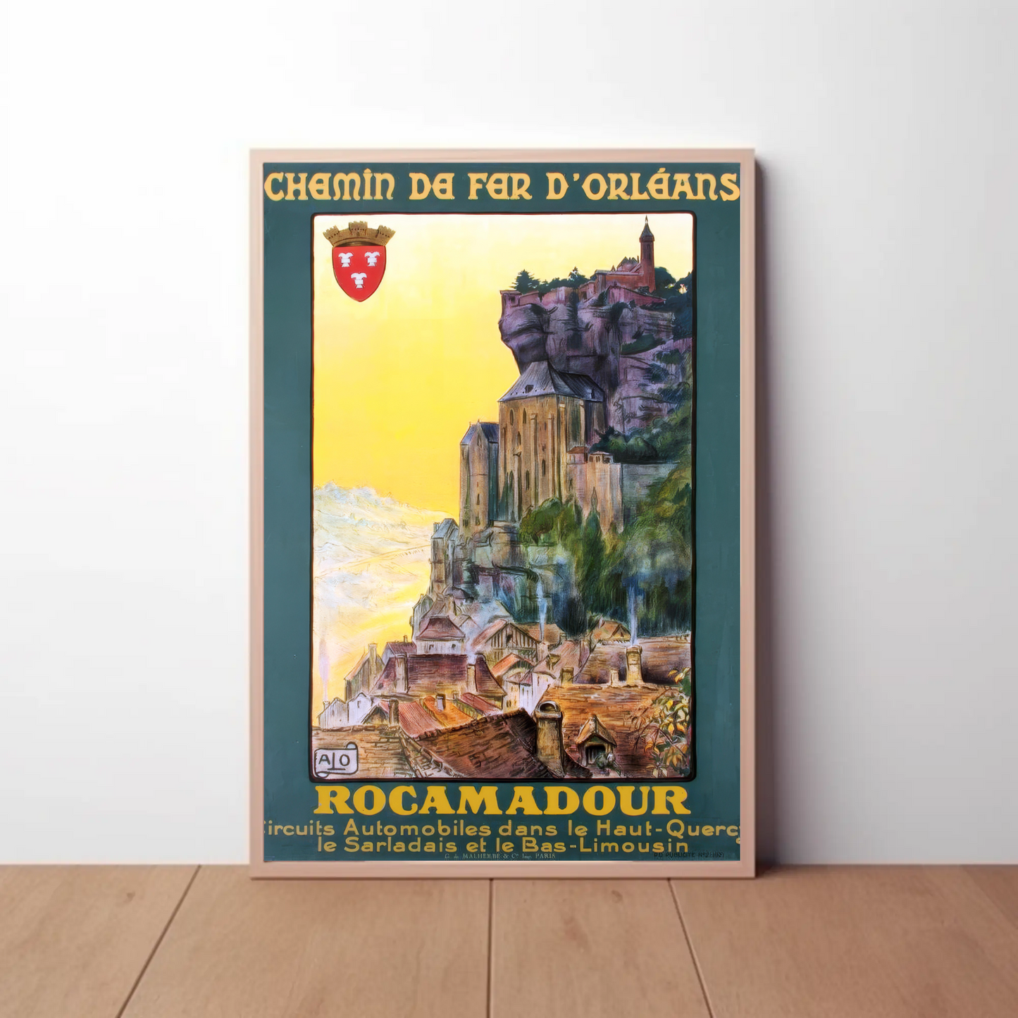 Rocamadour Travel Poster