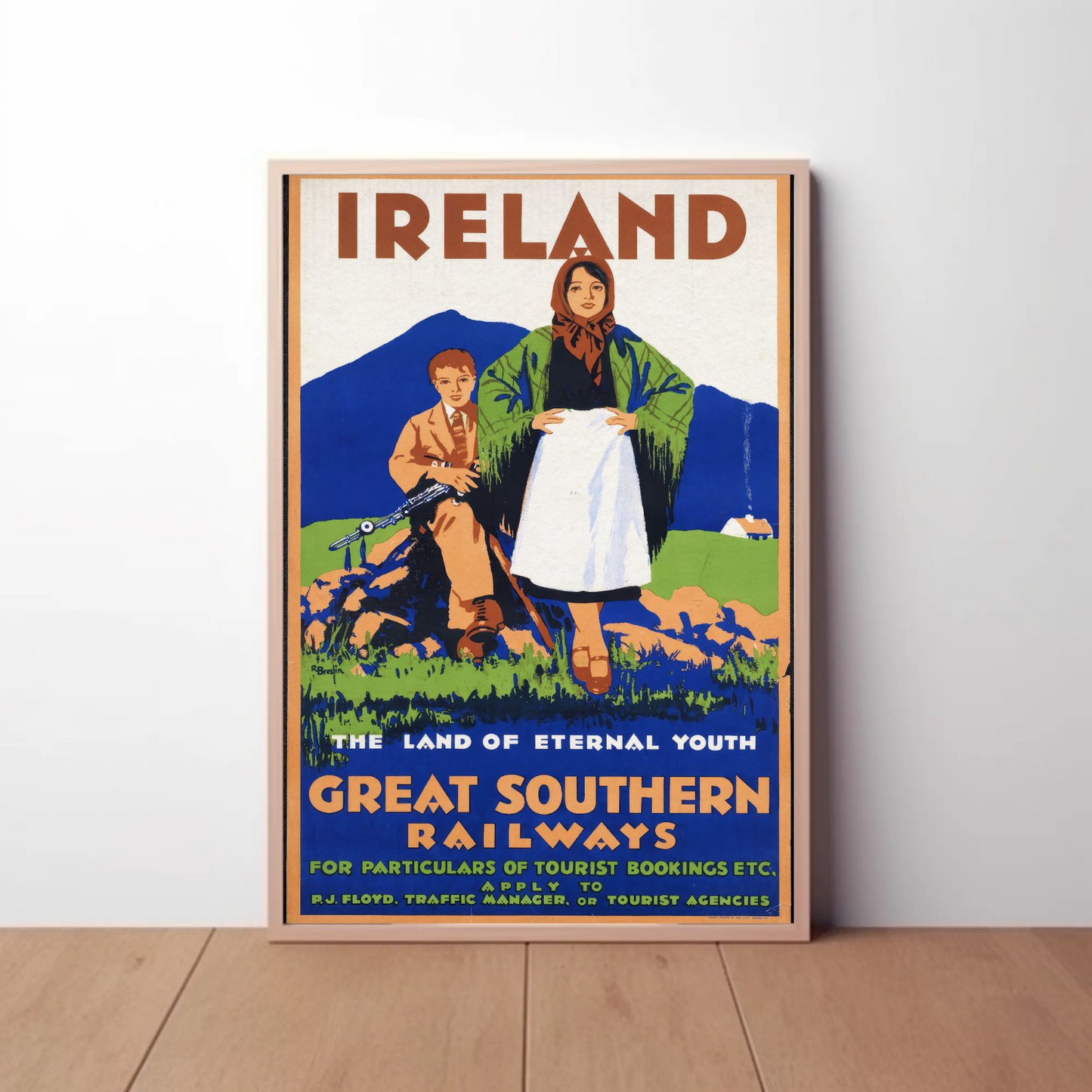 Vintage Poster - Ireland Land of Eternal Youth