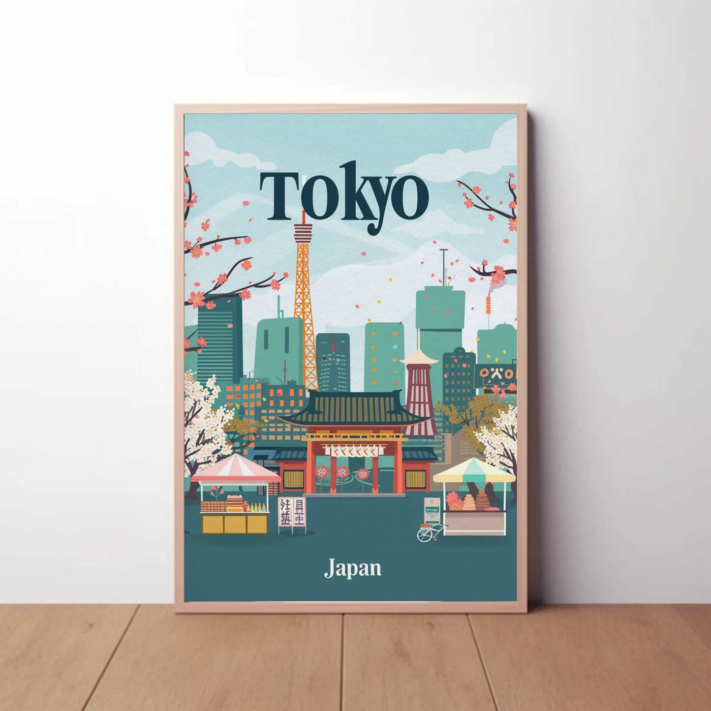 Tokyo Japan Vintage Poster