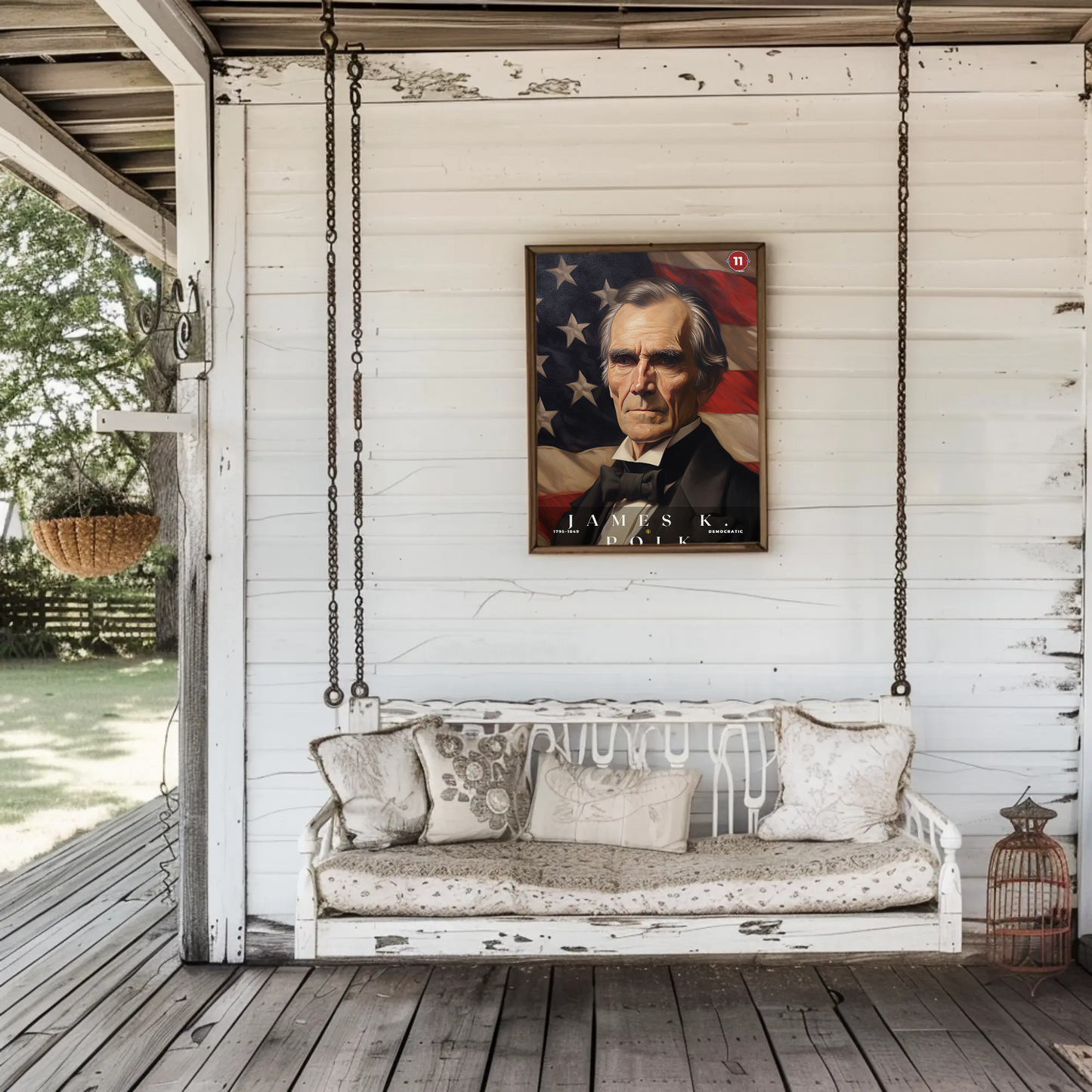 James Polk 11th President Of The United States Portrait