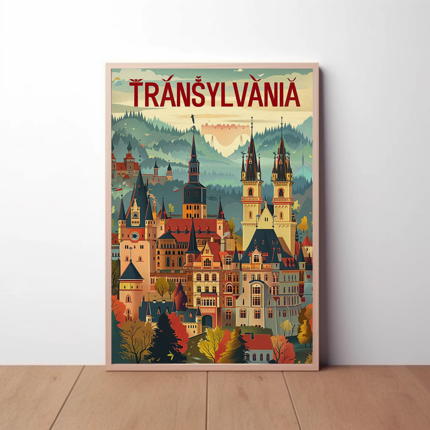 Transylvania Vintage Poster