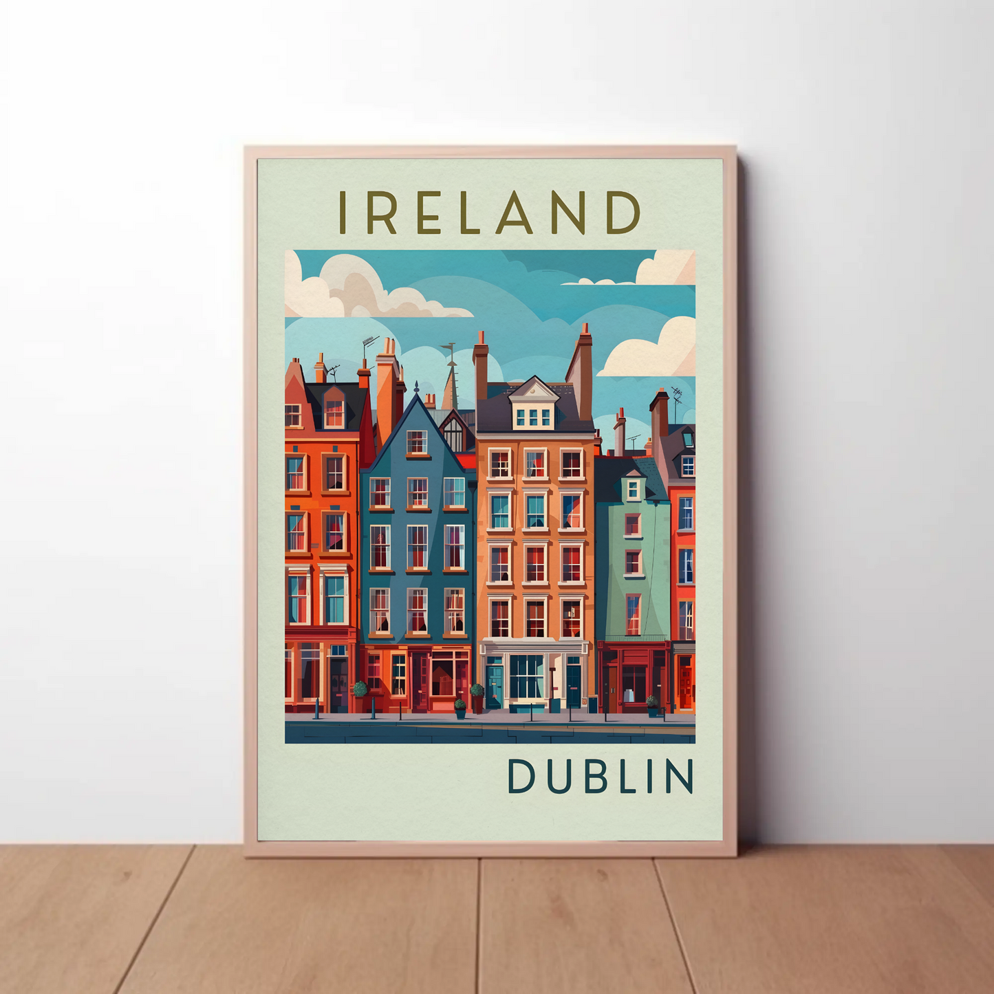 Vintage Poster - Ireland Dublin