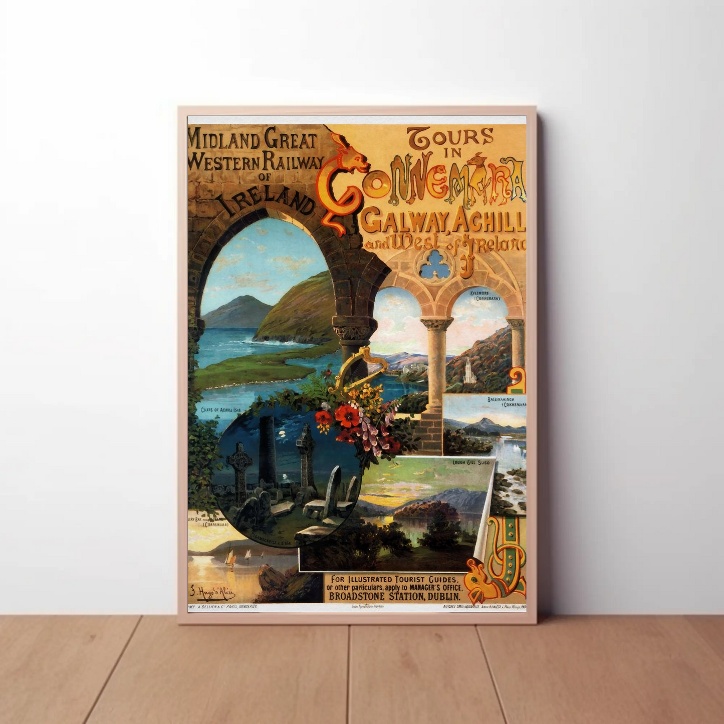 Vintage Poster - Ireland Connemara Tours