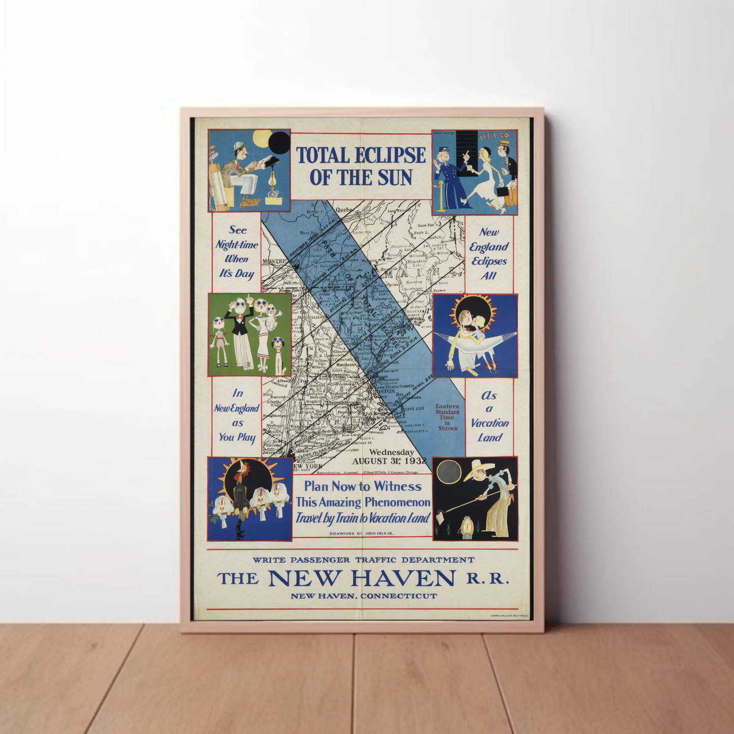 Total Eclipse of the Sun - New England 1932
