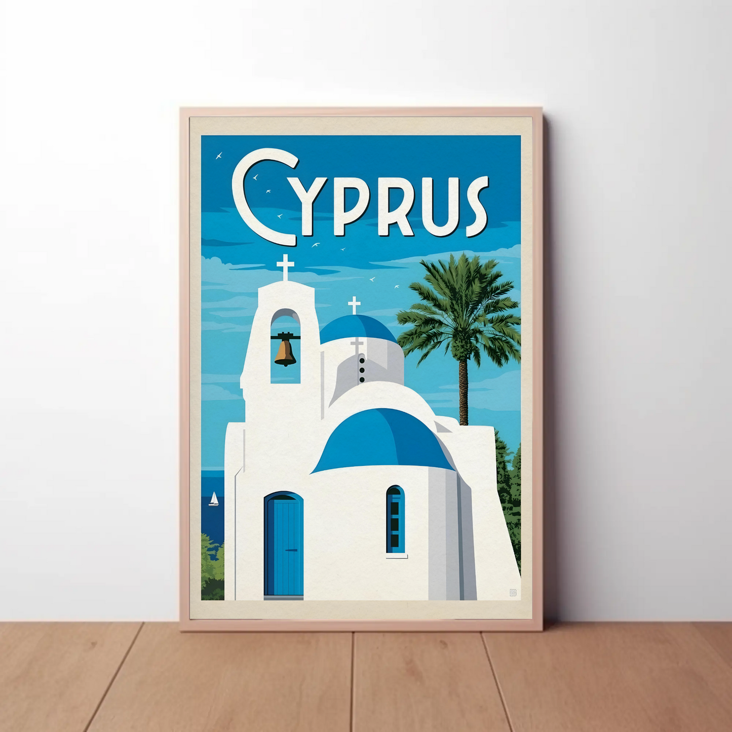 Cyprus Vintage Poster