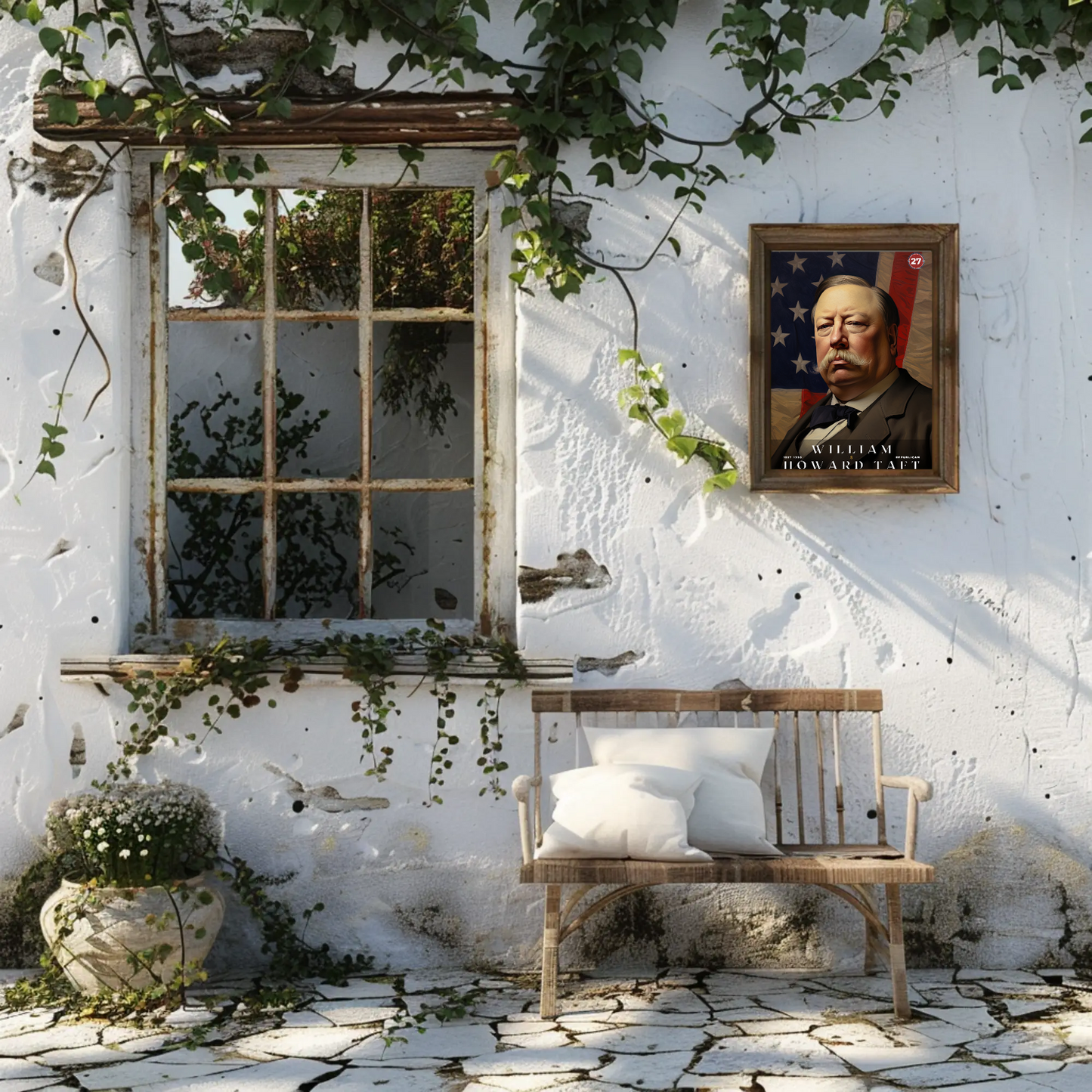 William Taft 27th President Of The United States Portrait
