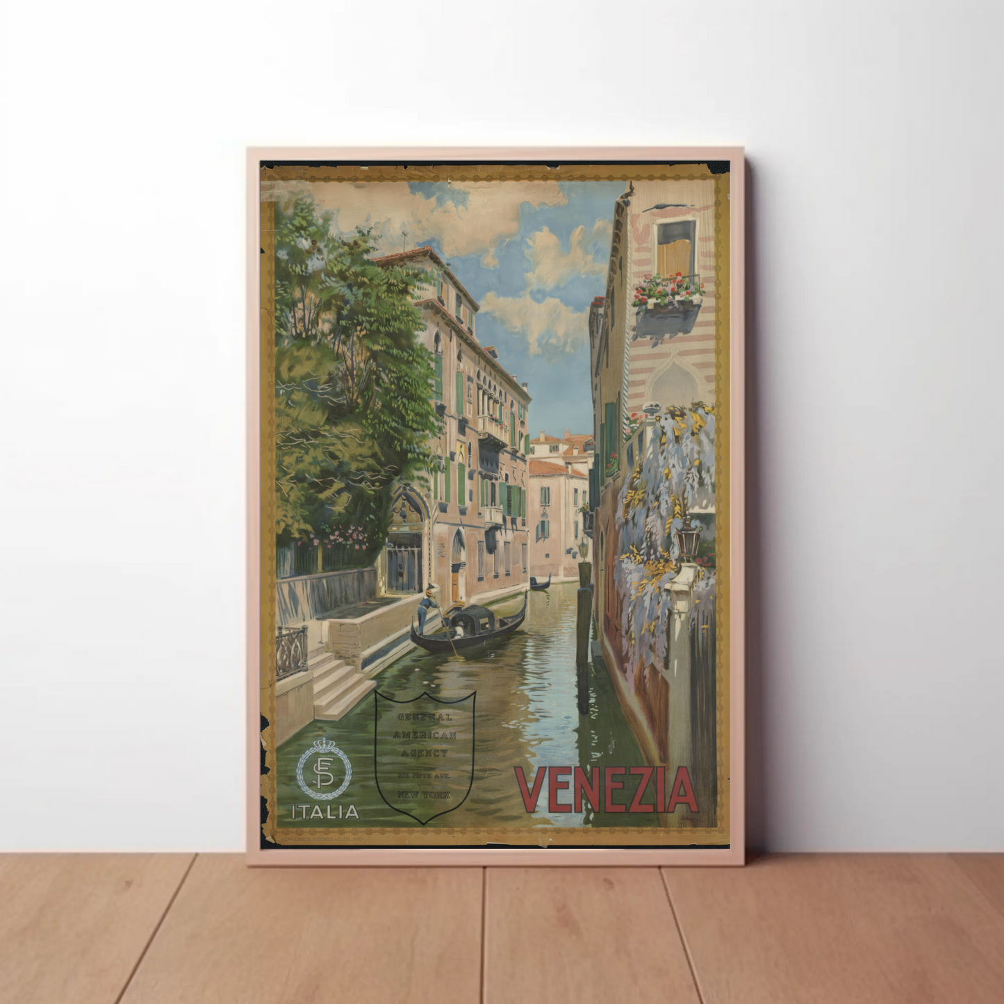 Venice Travel Poster