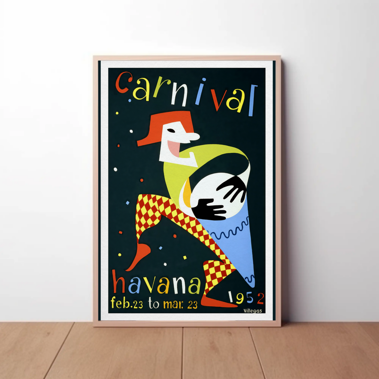 Havana Vintage Poster Carnival 1952