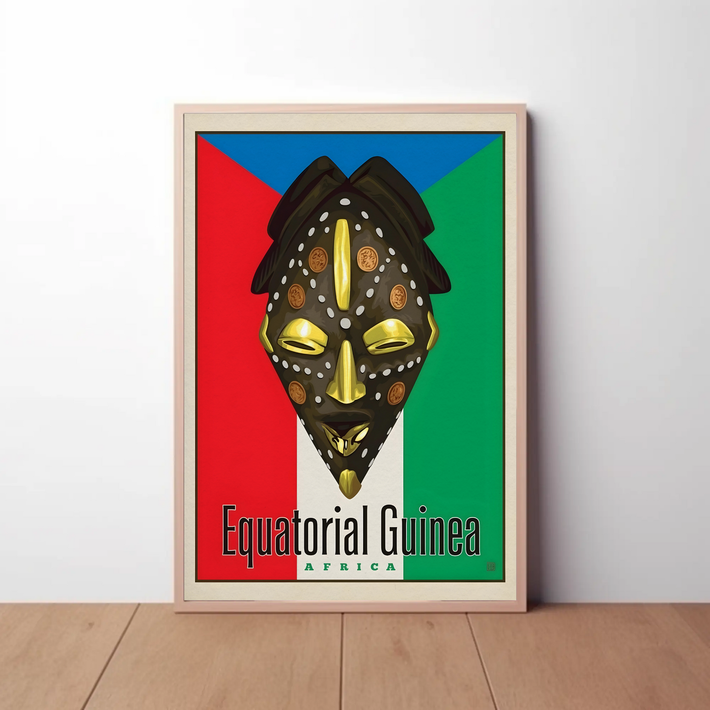 Vintage Poster Equatorial Guinea Africa
