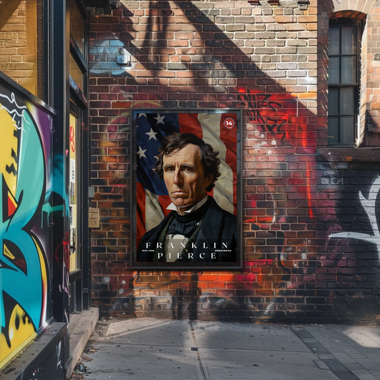 Franklin Pierce 14th President Of The United States Portrait