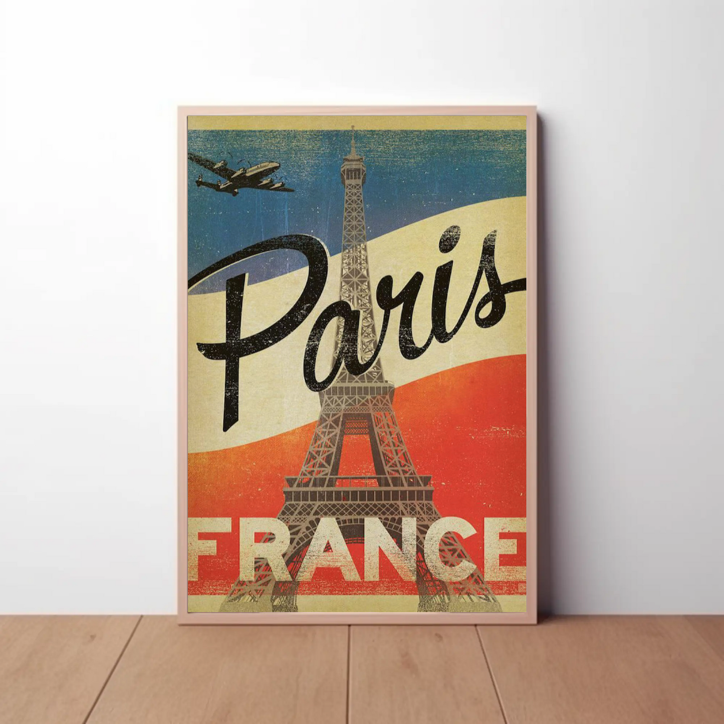 Paris Vintage Poster Eiffel Tower
