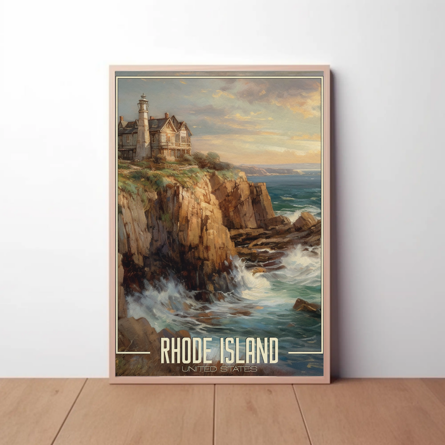 Vintage Poster - Rhode Island Newport United States