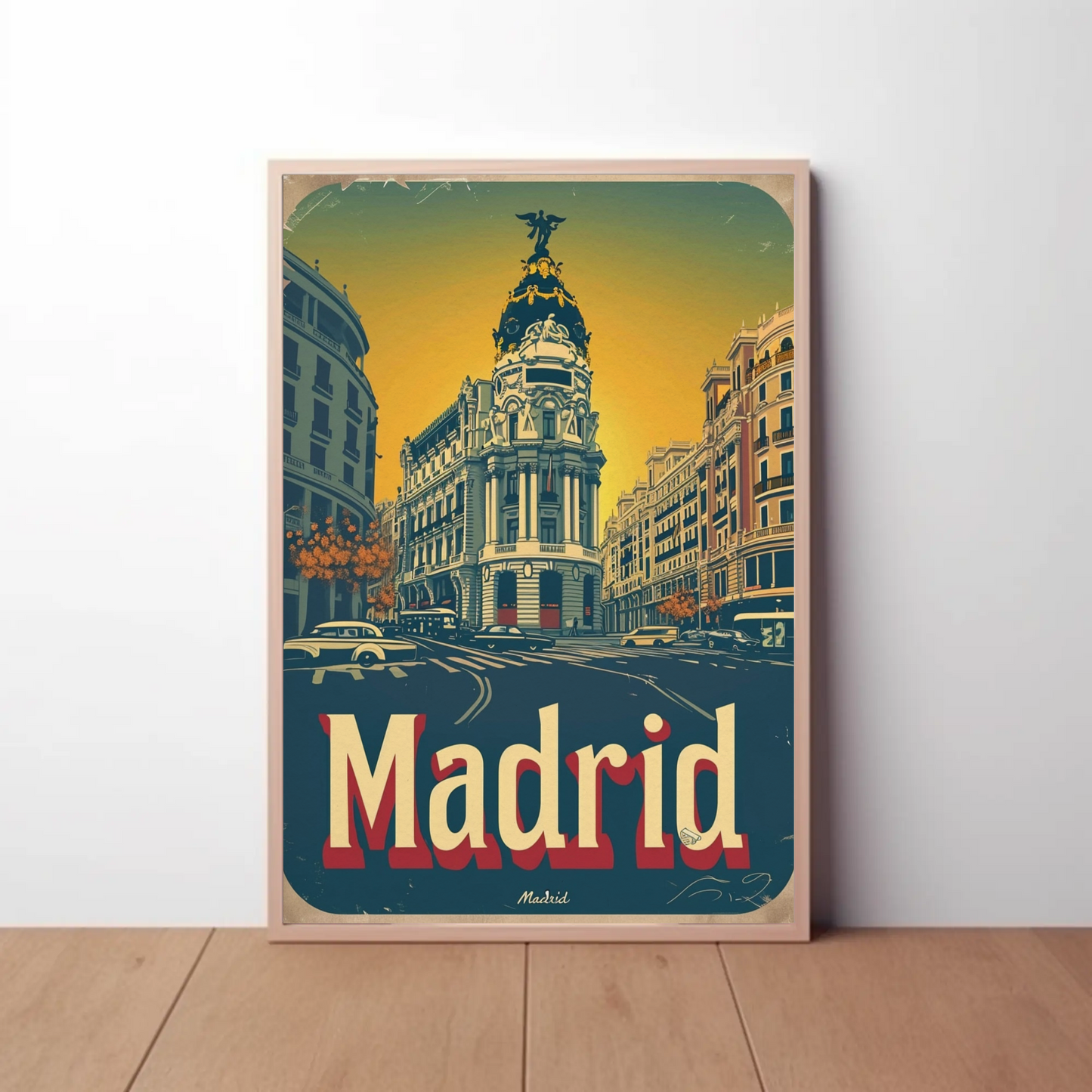 Madrid Vintage Poster