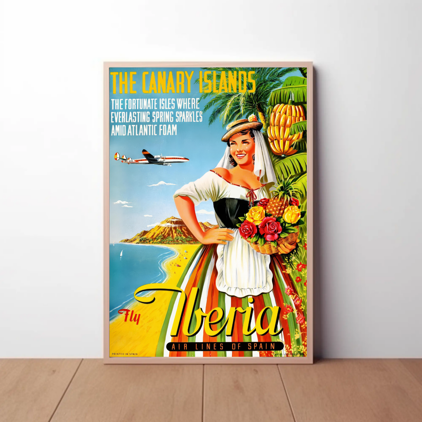 Canary Islands Travel Poster