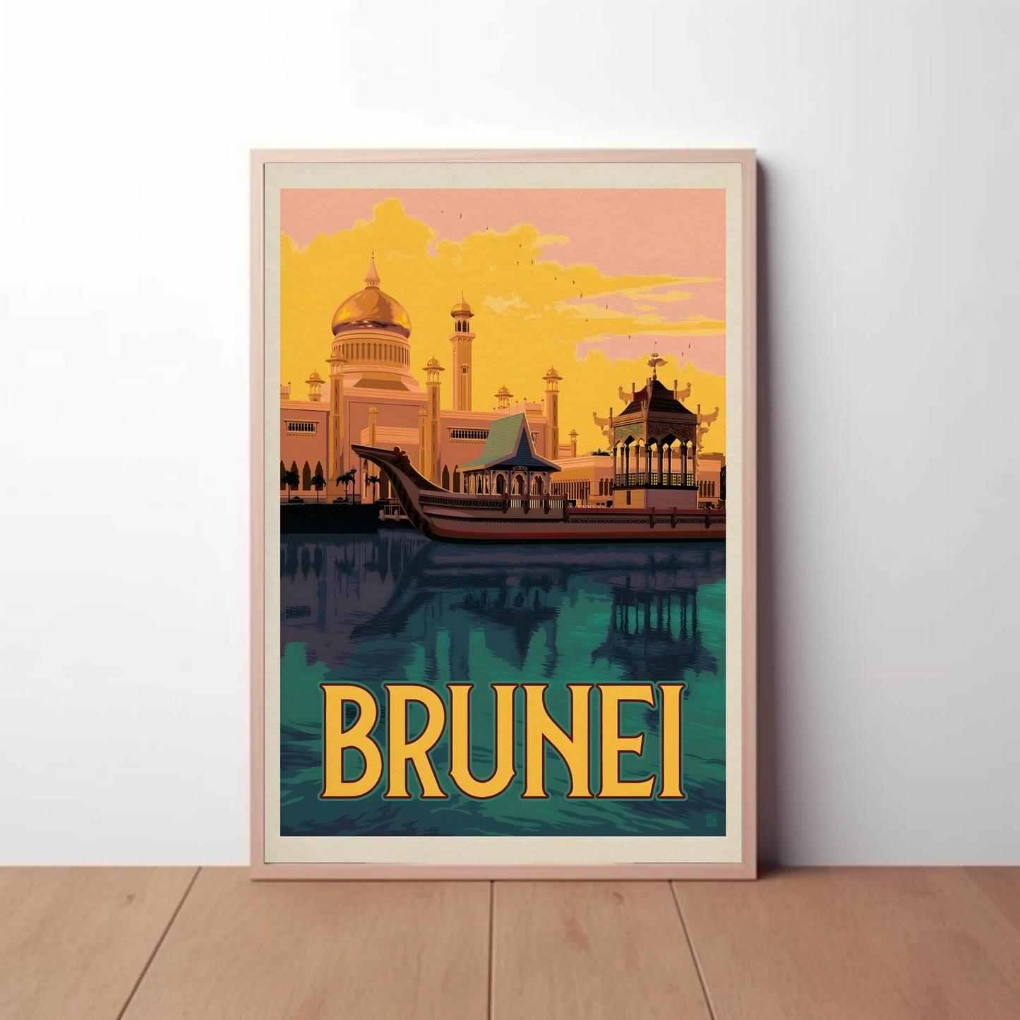 Vintage Poster Brunei