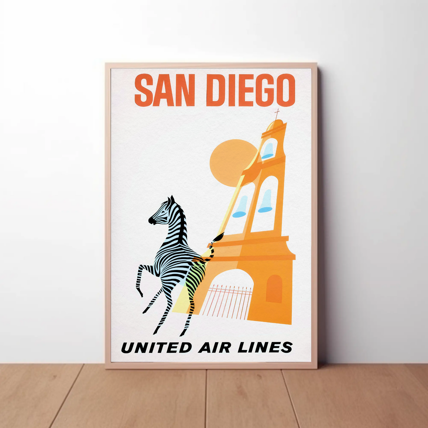 San Diego - United Air Lines Poster