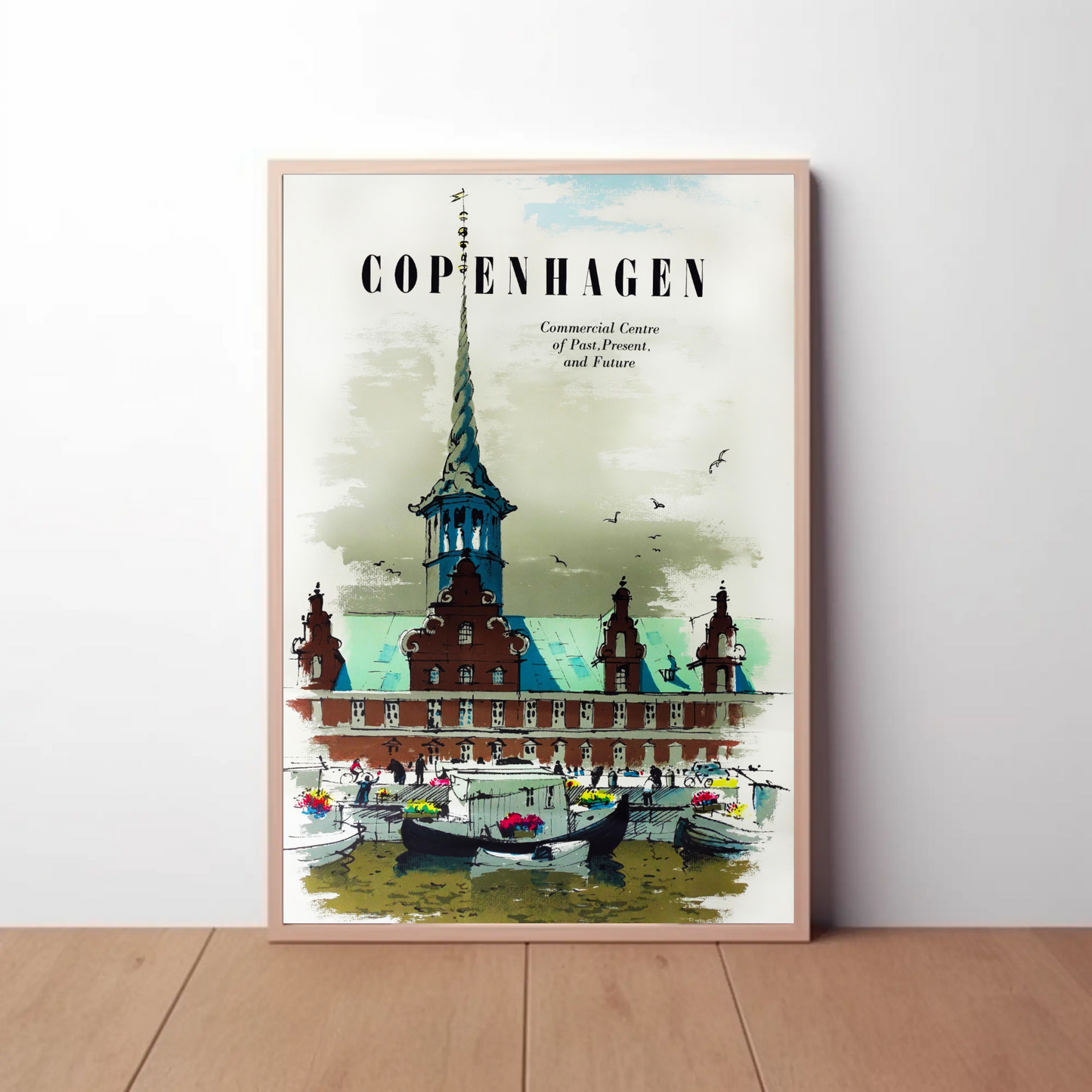 Copenhagen Travel Poster