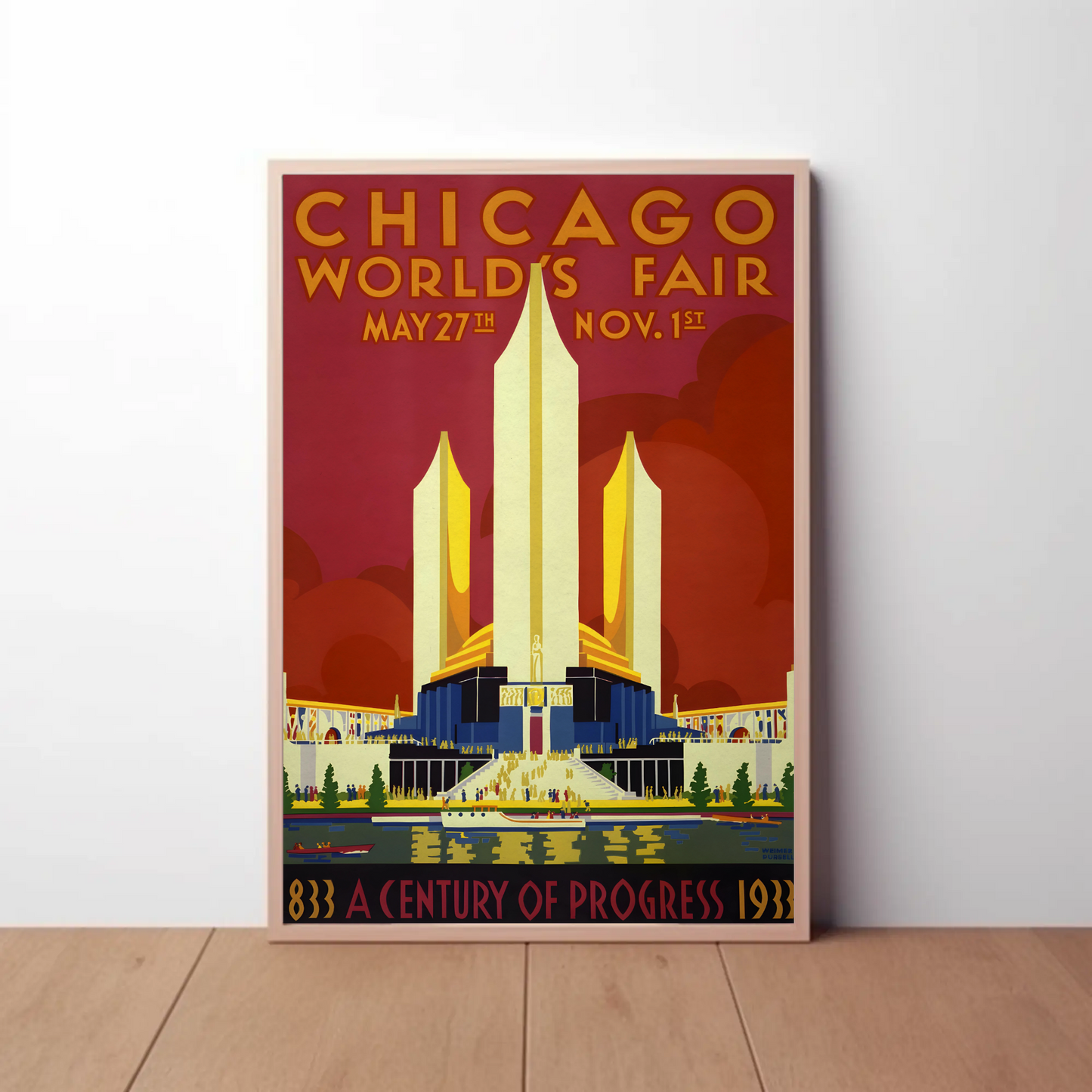 Chicago World's Fair Vintage Poster