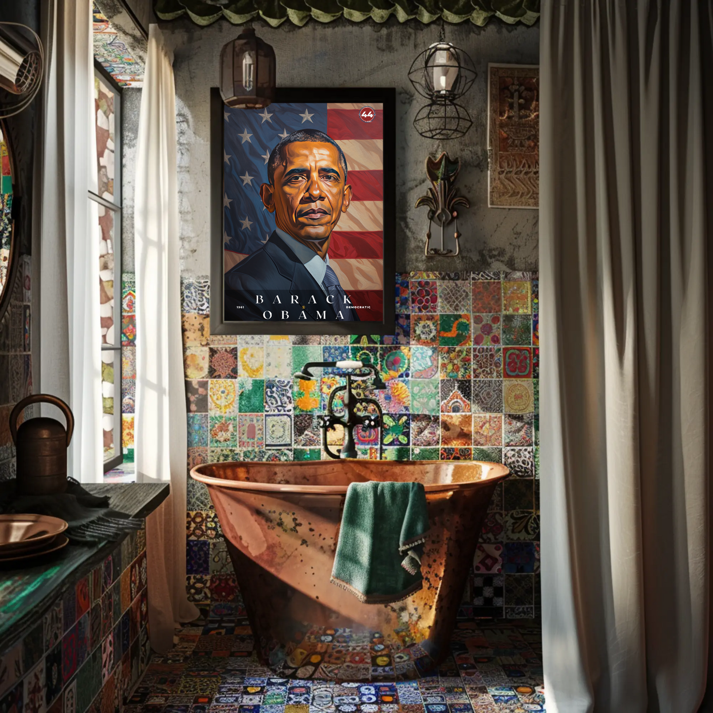 Barack Obama 44th President Of The United States Portrait