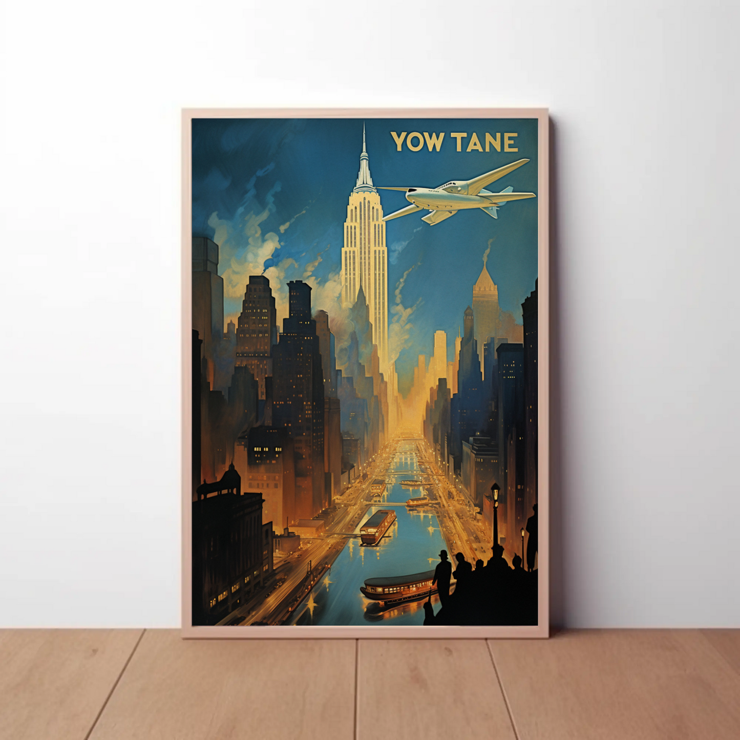 New York Vintage Travel Poster