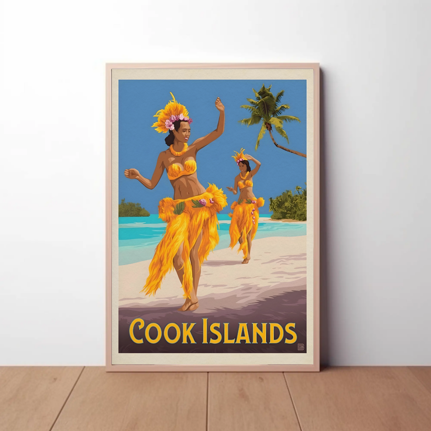 Cook Islands Vintage Poster