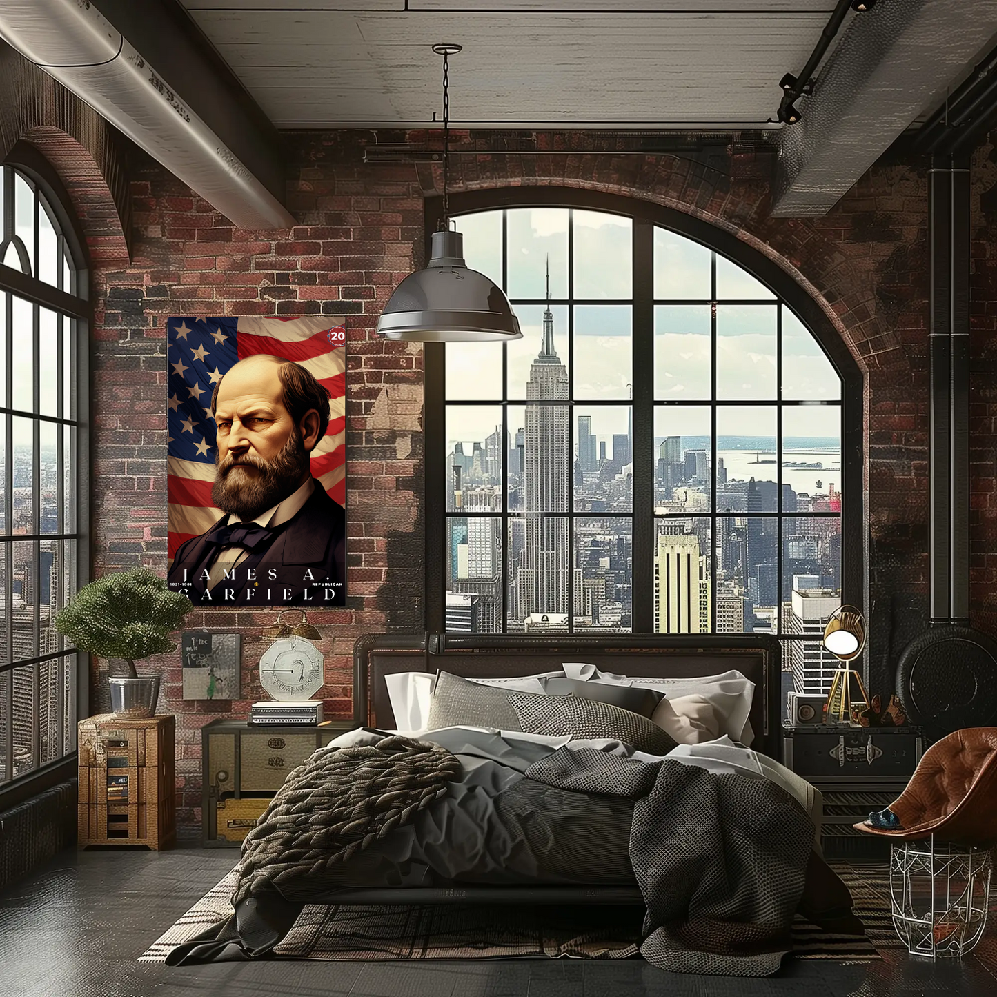 James Garfield 20th President Of The United States Portrait