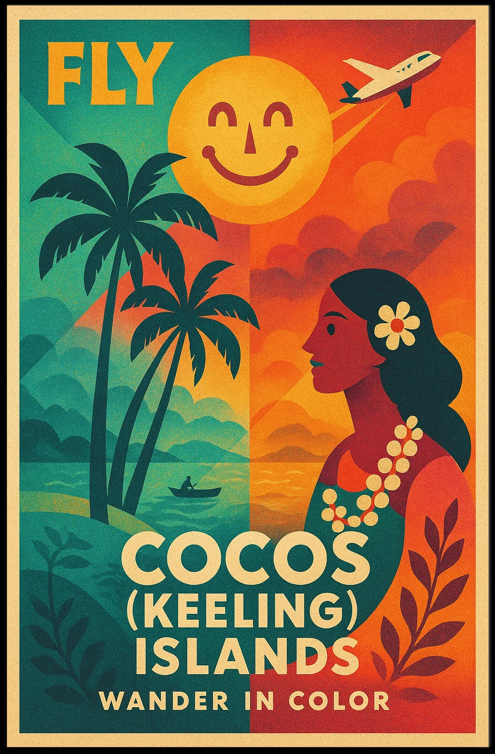 Tropical Adventure Travel Poster PosterGoat