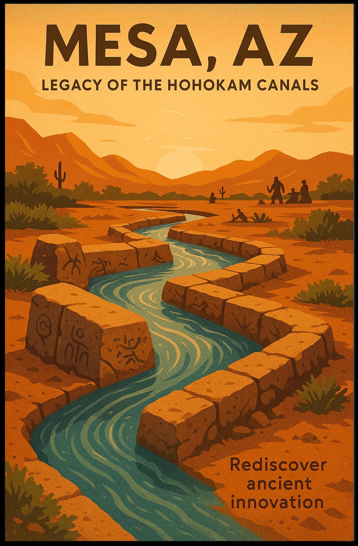 Legacy of the Hohokam Canals Poster