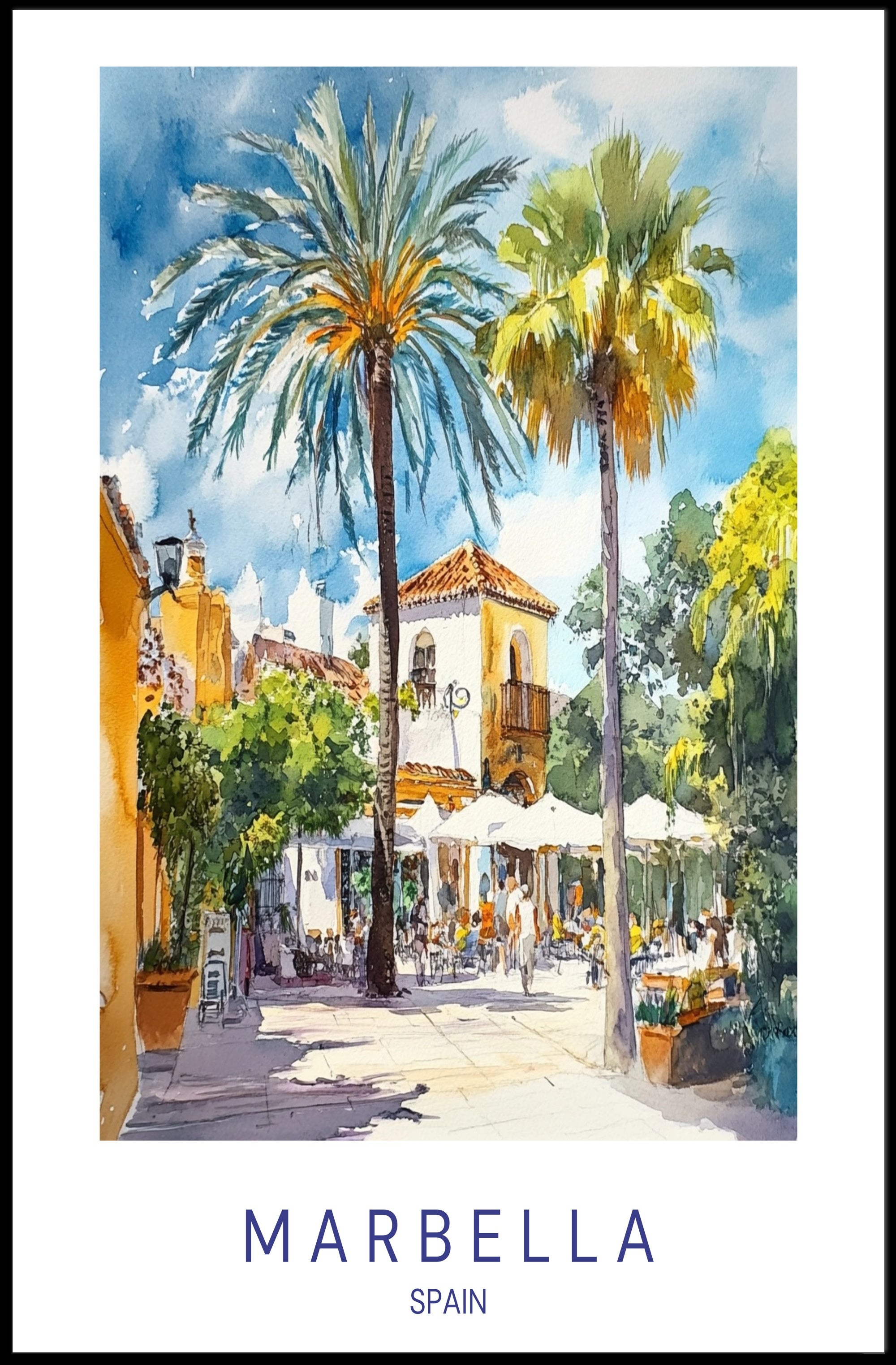 Marbella Charm Poster PosterGoat