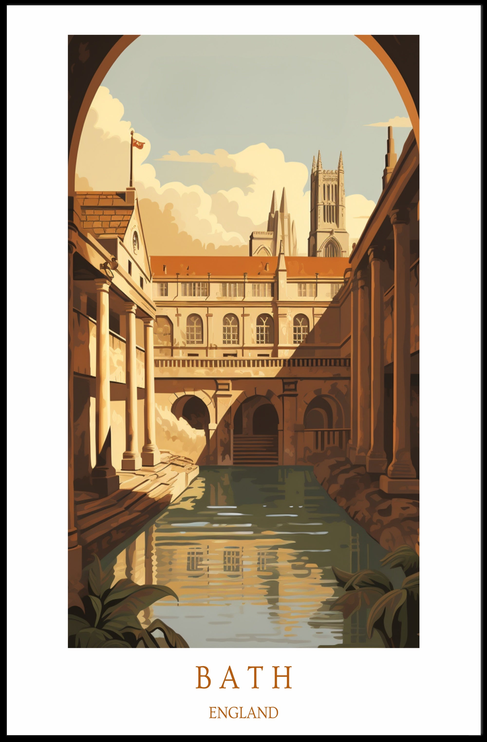 Bath, England Poster PosterGoat