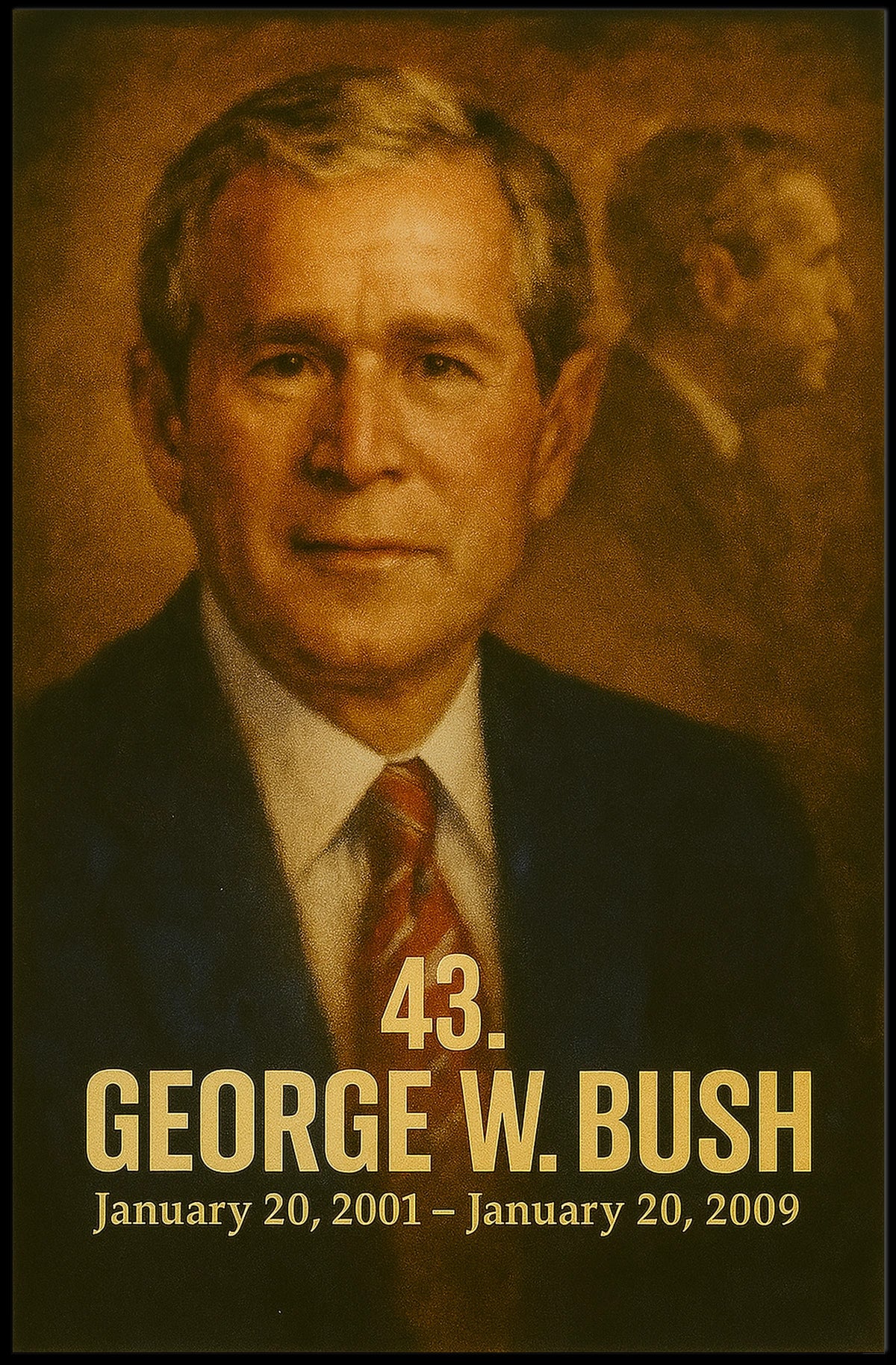 George W. Bush 43Rd President Poster