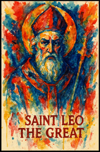 Saint Leo Great Sacred Heritage Poster