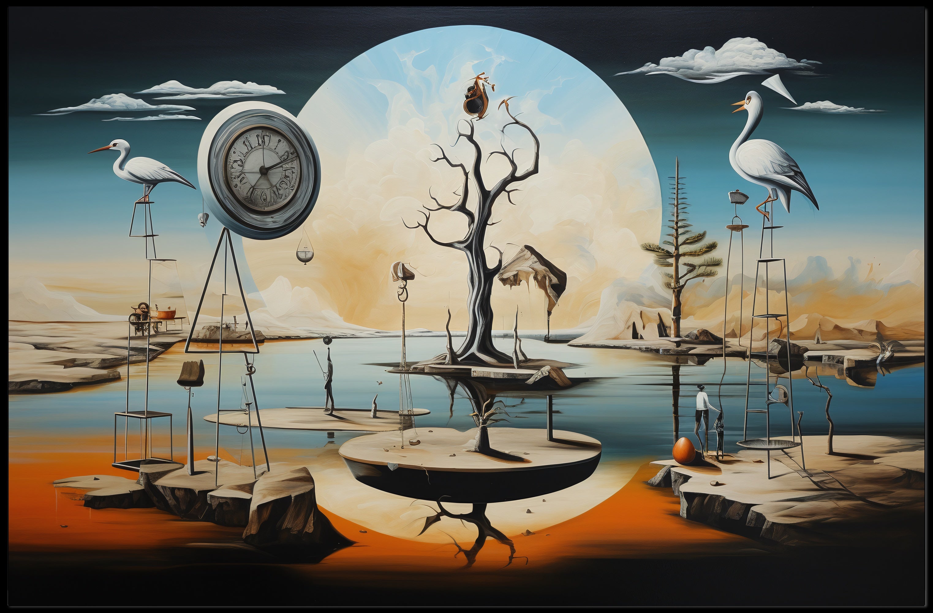 Surreal Dreamscape Art Print: Abstract or Artistic Poster