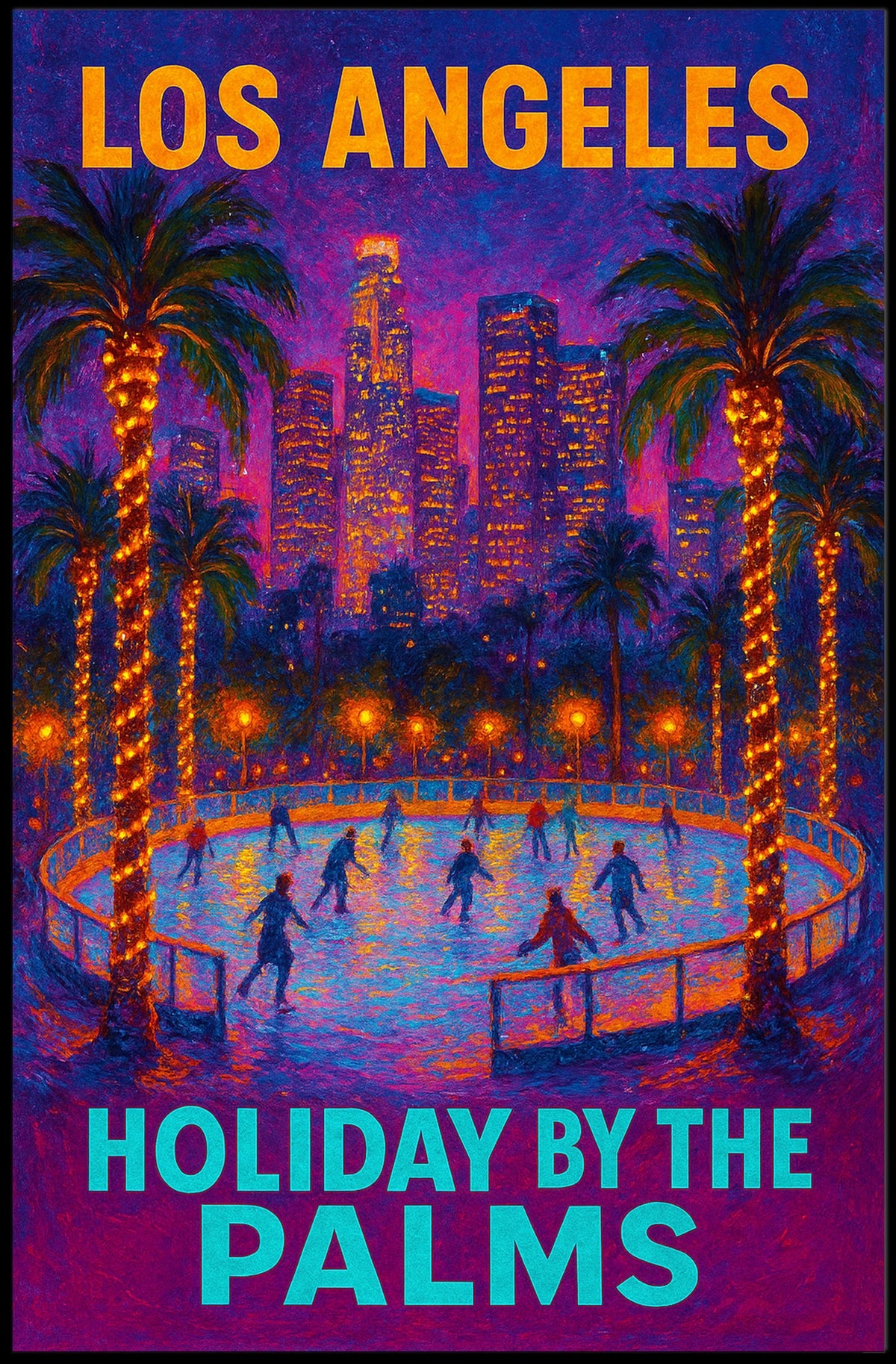 Holiday By The Palms Poster